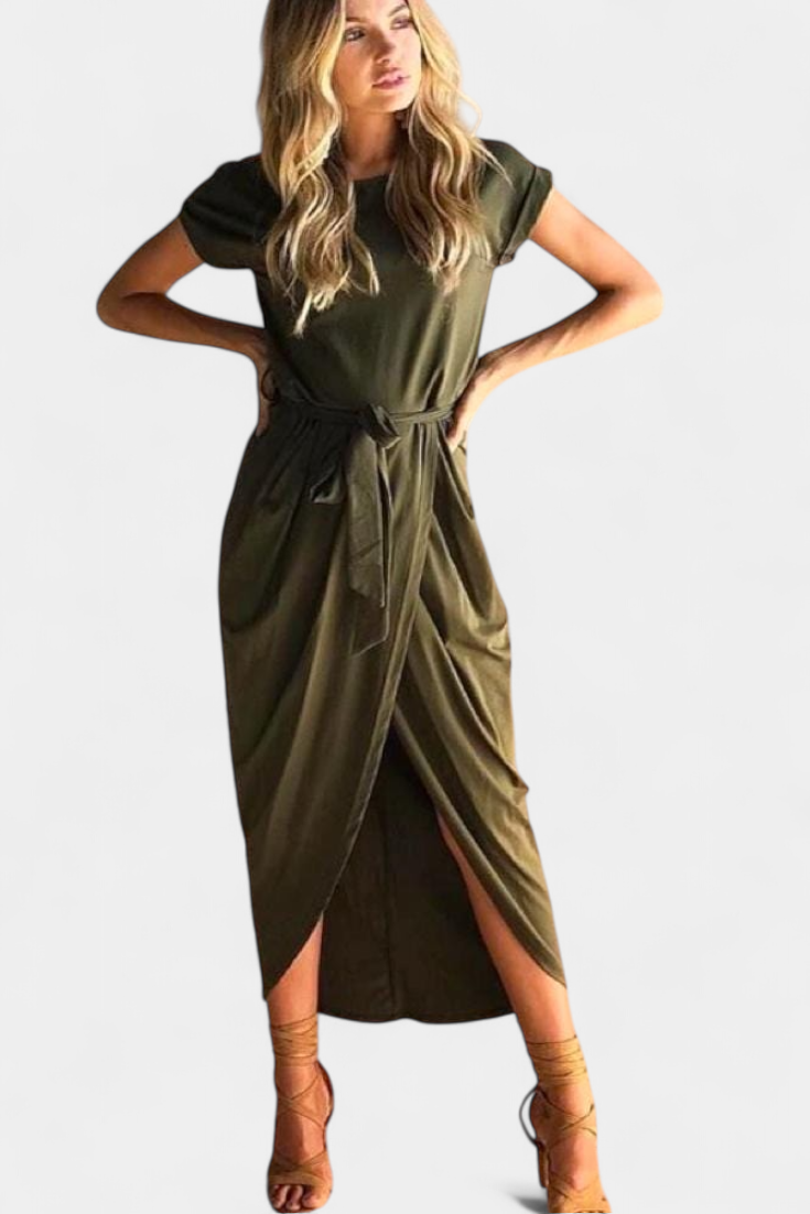 Clarissa - Vestido midi elegancia casual