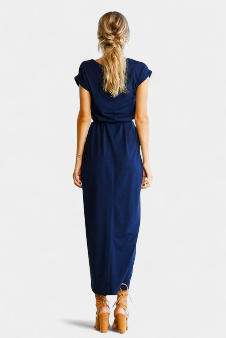 Clarissa - Vestido midi elegancia casual