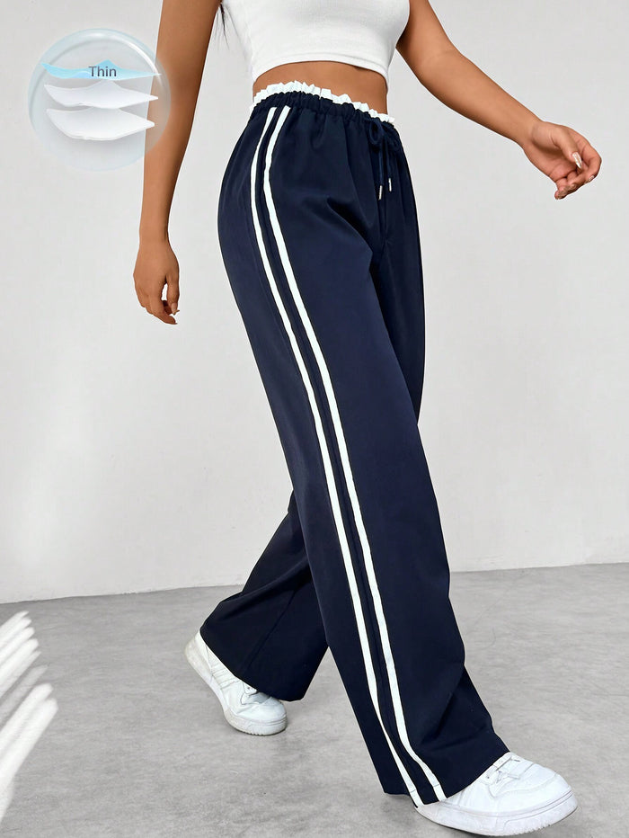 Vera - Pantalón chándal ancho estilo urbano