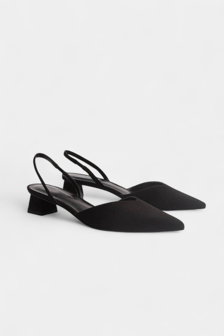 Babette - Zapatos slingback con tacón de bloque