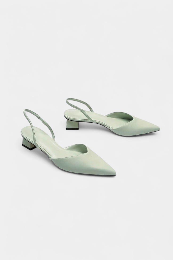 Babette - Zapatos slingback con tacón de bloque