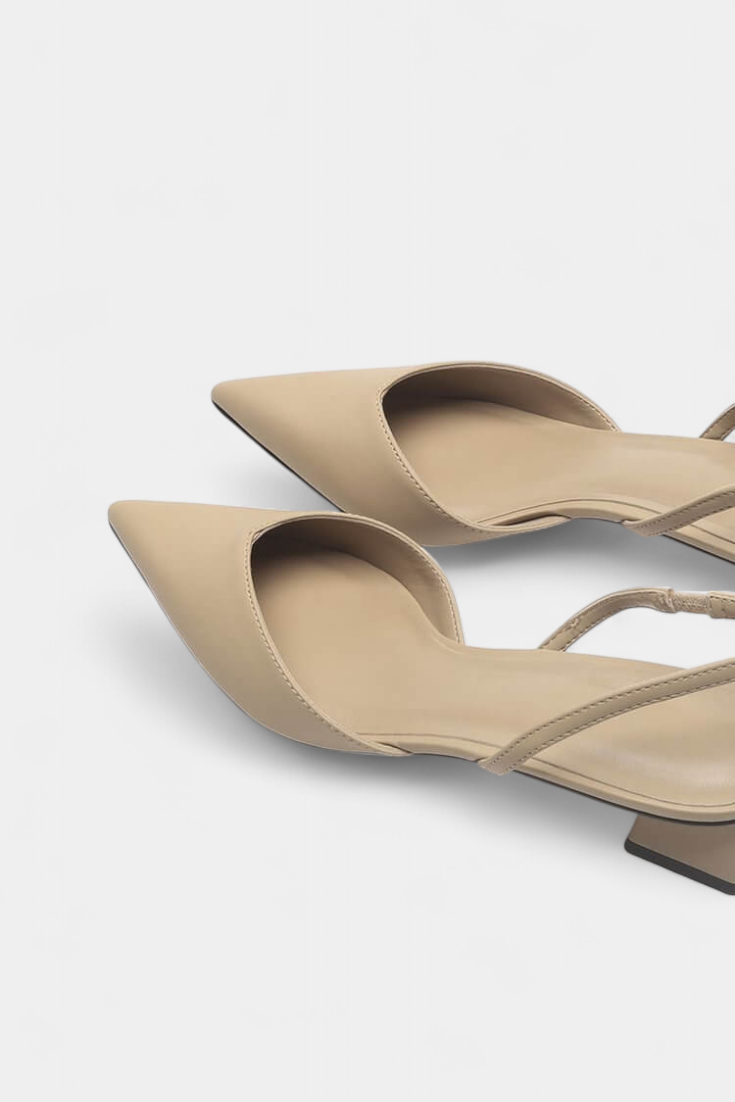 Babette - Zapatos slingback con tacón de bloque