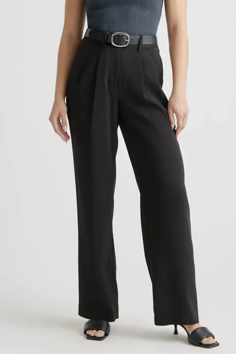 Soraya - Pantalón ancho elegancia sastre