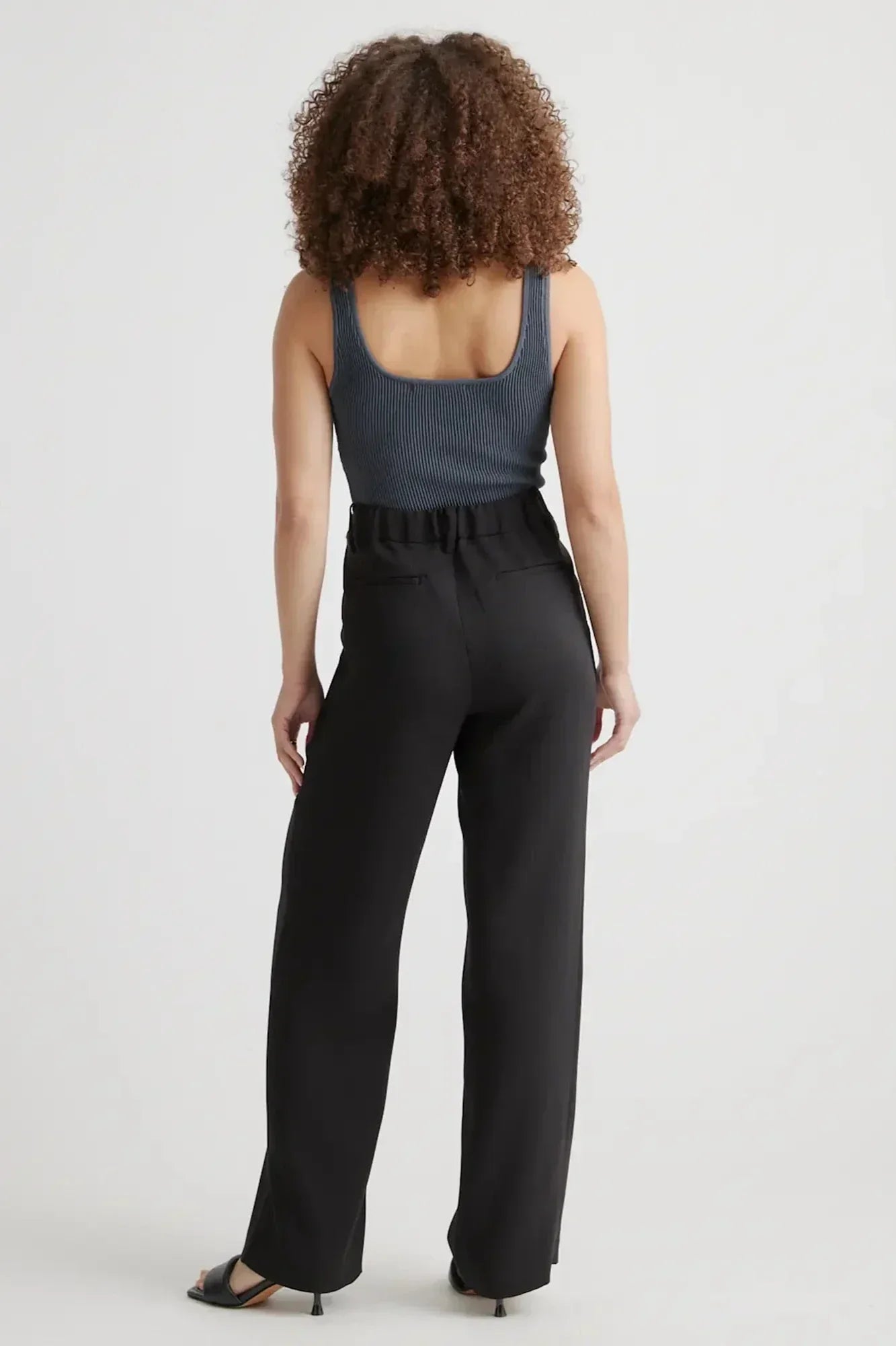 Soraya - Pantalón ancho elegancia sastre