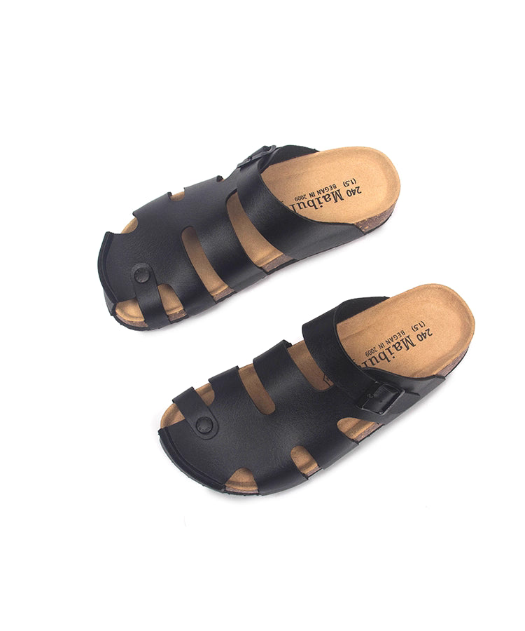 Soleia - Sandalias con hebilla y suela de corcho