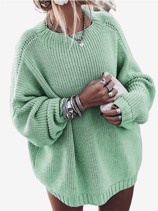 Lana - Jersey oversized de punto grueso