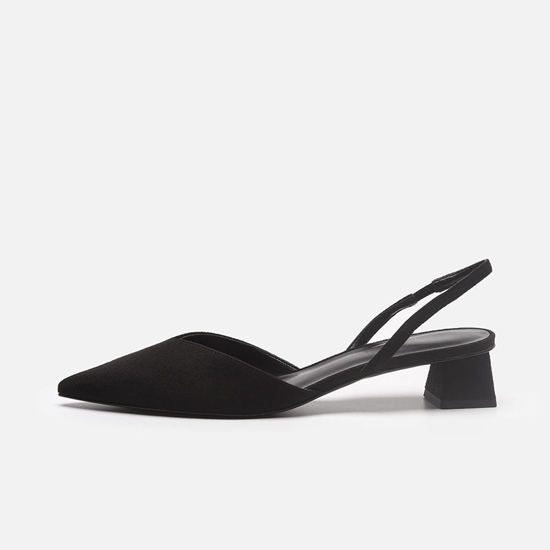 Babette - Zapatos slingback con tacón de bloque
