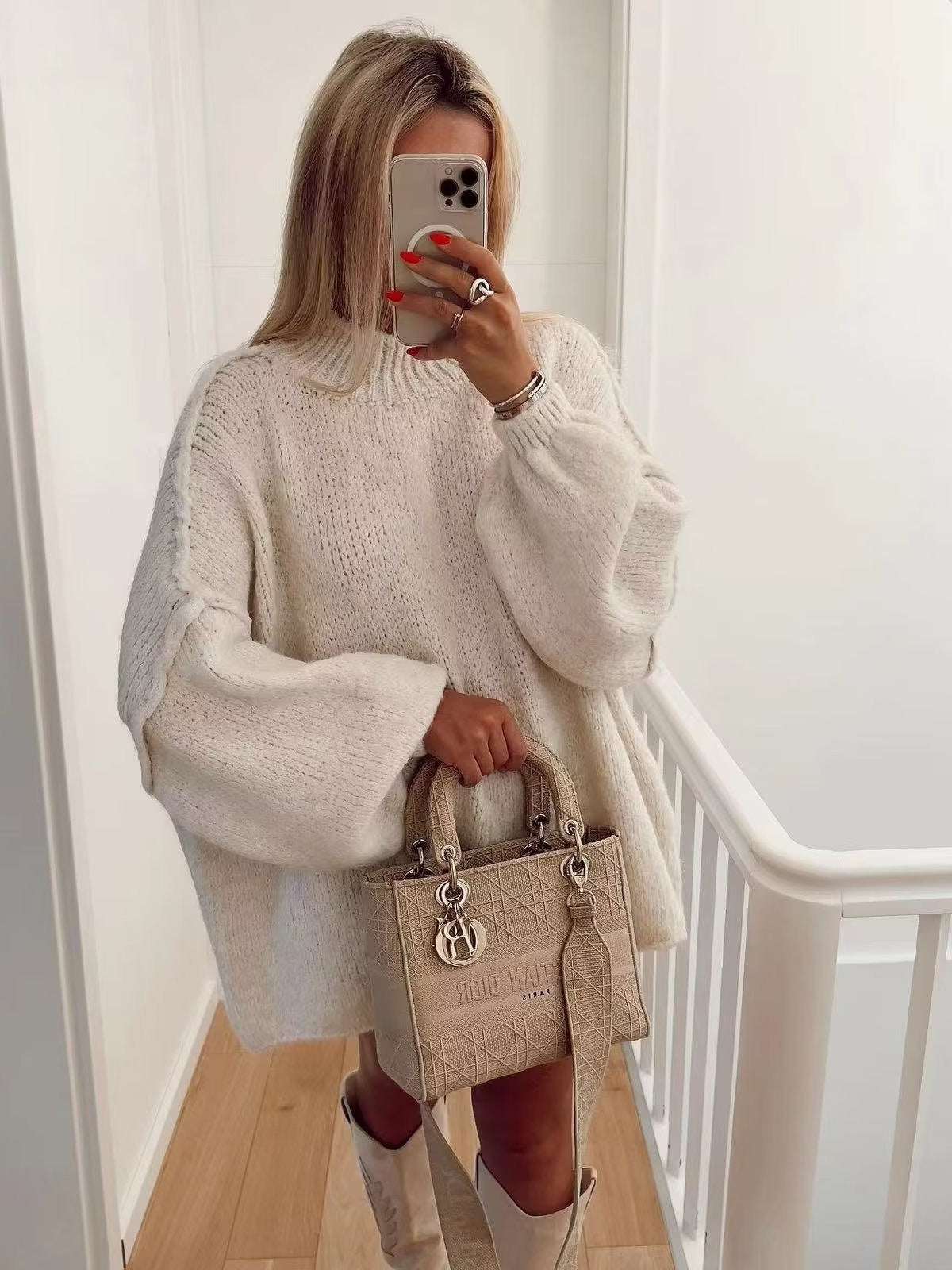 Cassia - Jersey de punto oversize