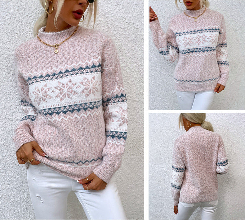Emma - Jersey de punto con patrón fair isle