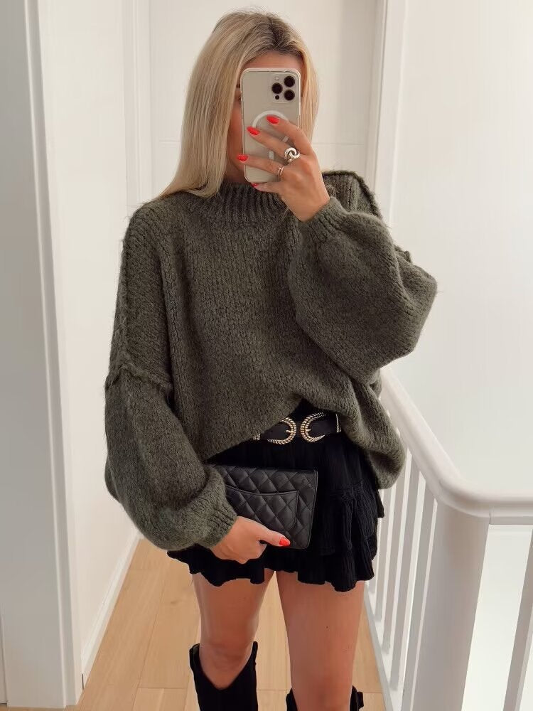 Cassia - Jersey de punto oversize