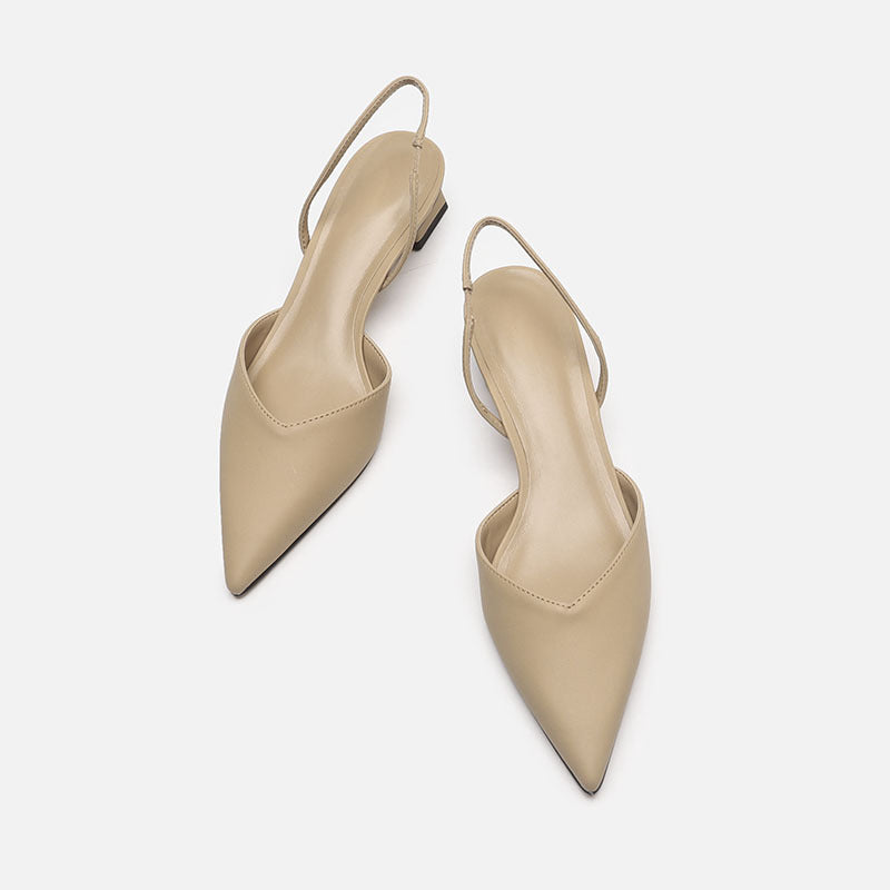 Babette - Zapatos slingback con tacón de bloque