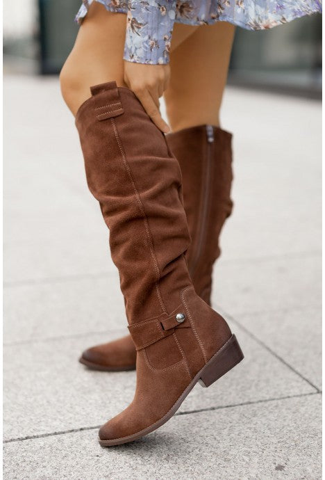 Celine - Botas de antelina estilo slouchy