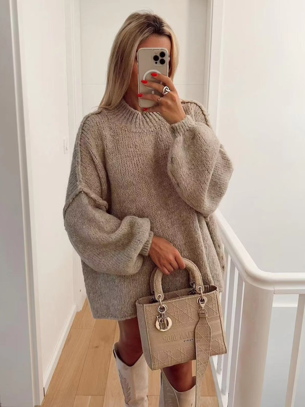 Cassia - Jersey de punto oversize