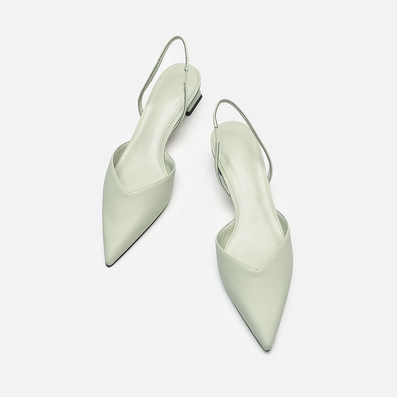 Babette - Zapatos slingback con tacón de bloque