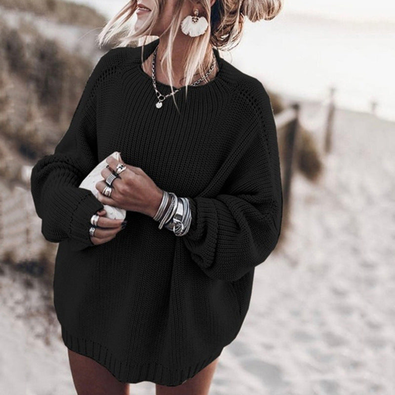 Lana - Jersey oversized de punto grueso
