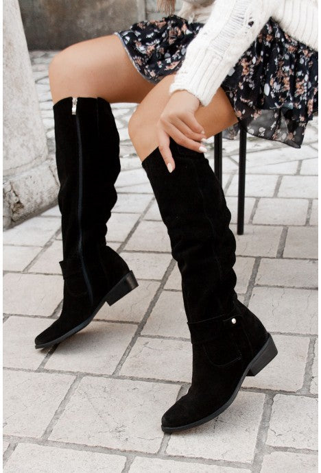 Celine - Botas de antelina estilo slouchy