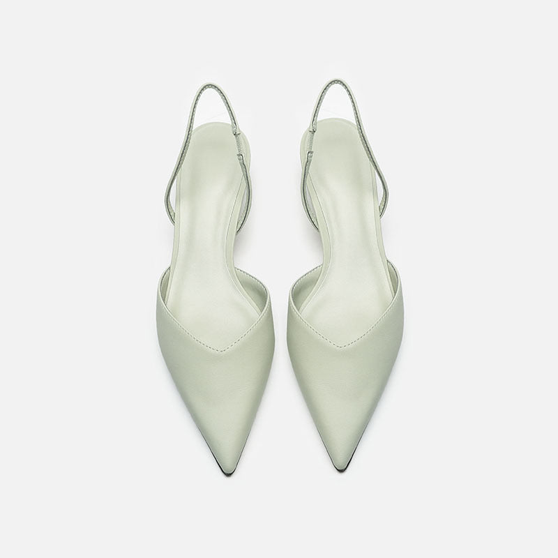 Babette - Zapatos slingback con tacón de bloque