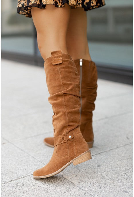 Celine - Botas de antelina estilo slouchy