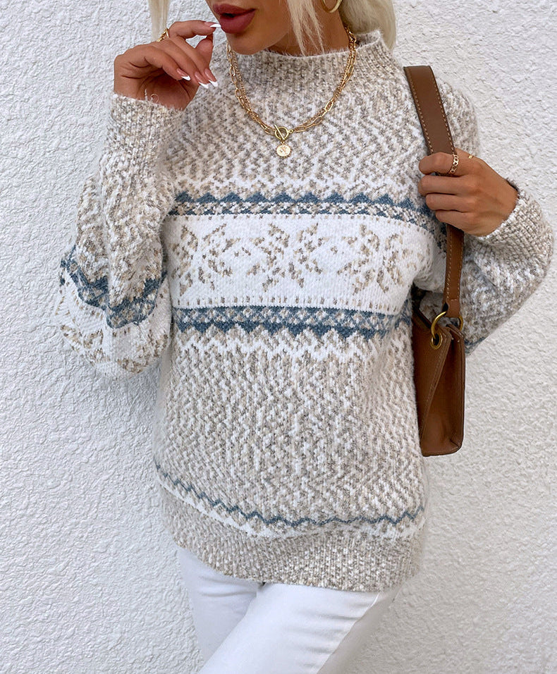 Emma - Jersey de punto con patrón fair isle