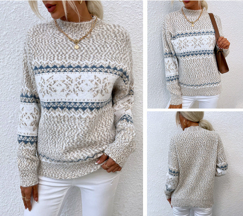 Emma - Jersey de punto con patrón fair isle